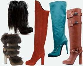 Обувь для сезона осень-зима 2010/11: сапоги в стиле 70-х