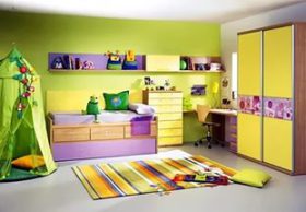 Цветовое оформление детской комнаты